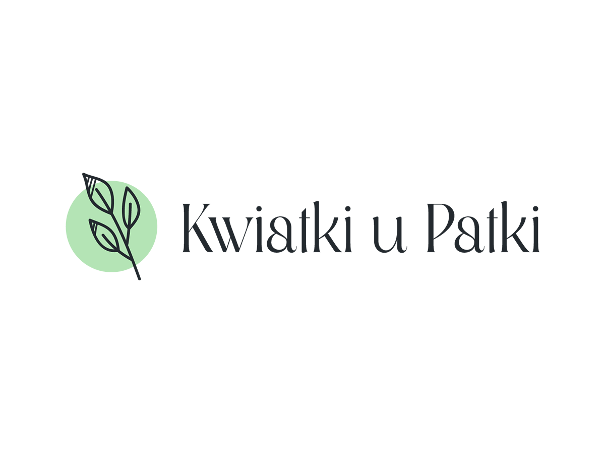 Kwiatki u Patki – logotyp hurtowni kwiatów