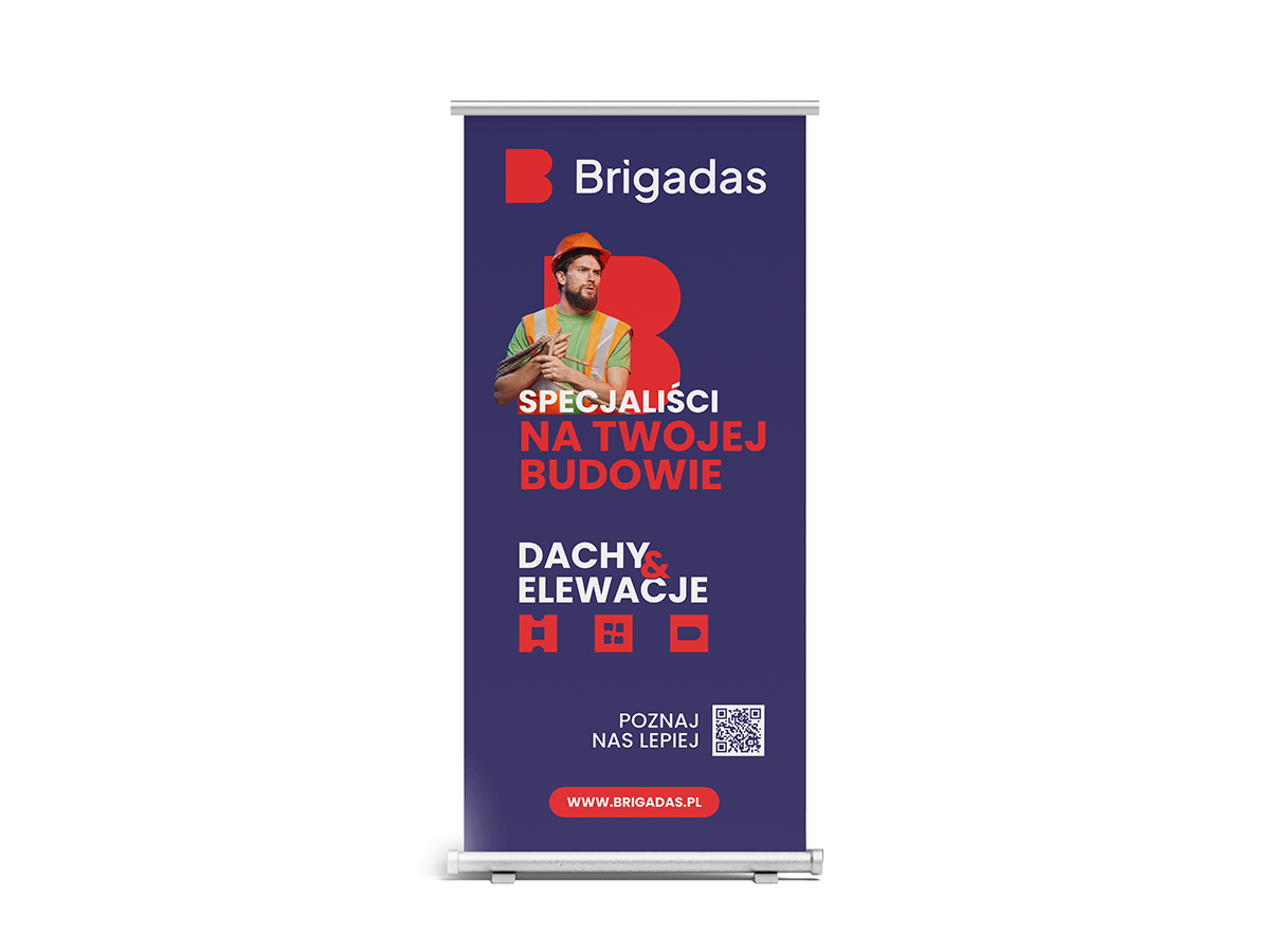 Brigadas – roll-up wystawowy
