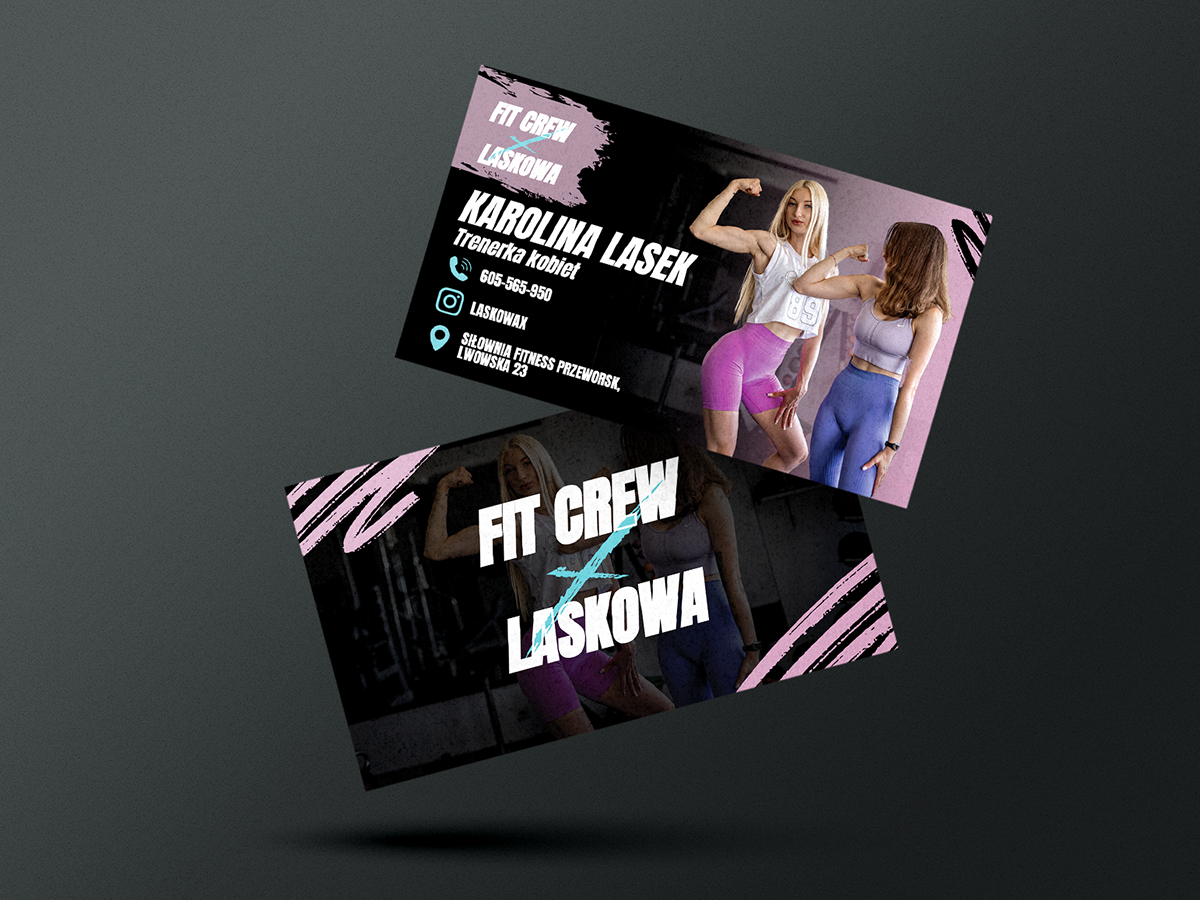 Fit Crew x Laskowa – wizytówka trenerki personalnej