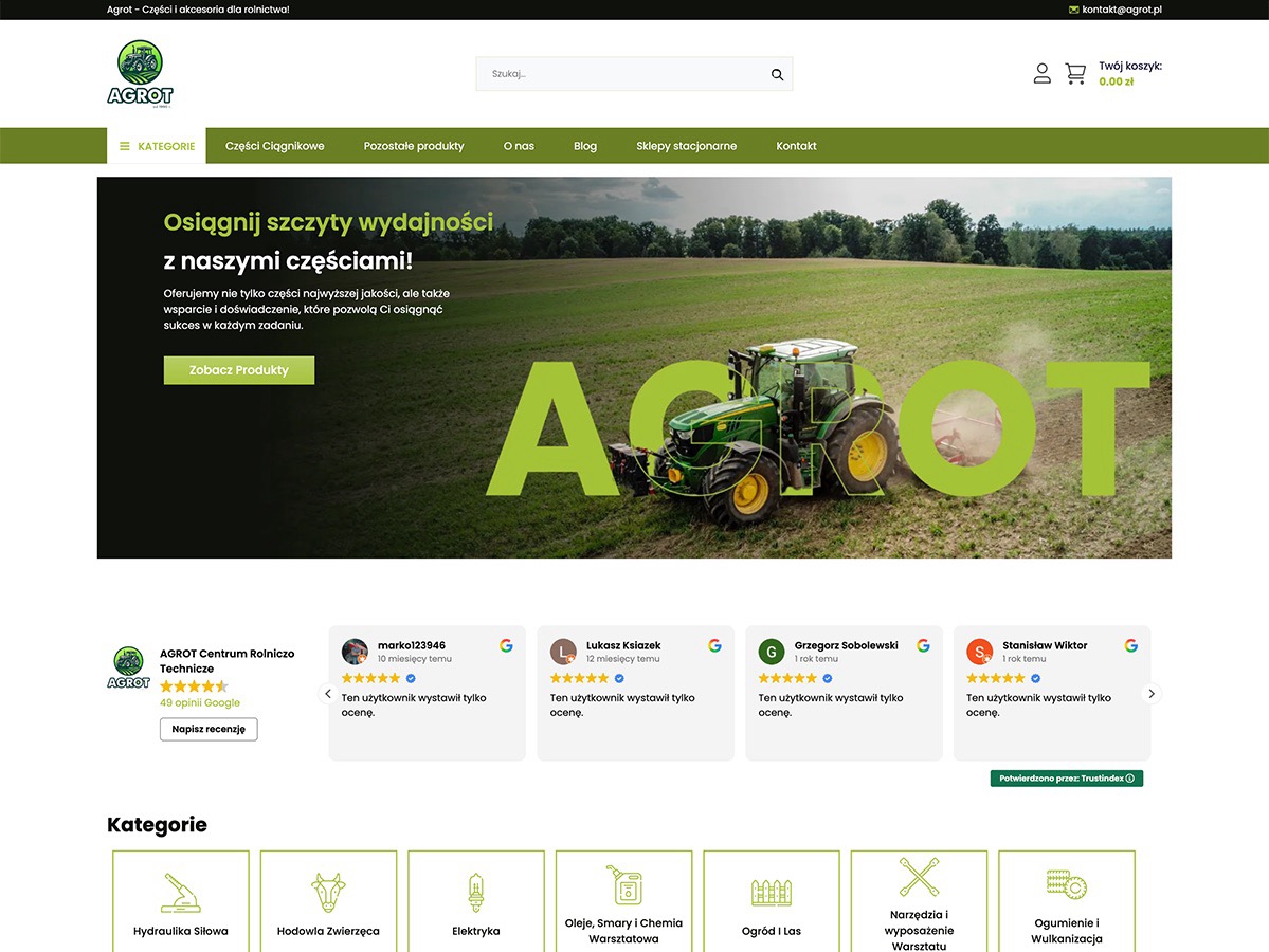 Agrot – sklep części rolniczych