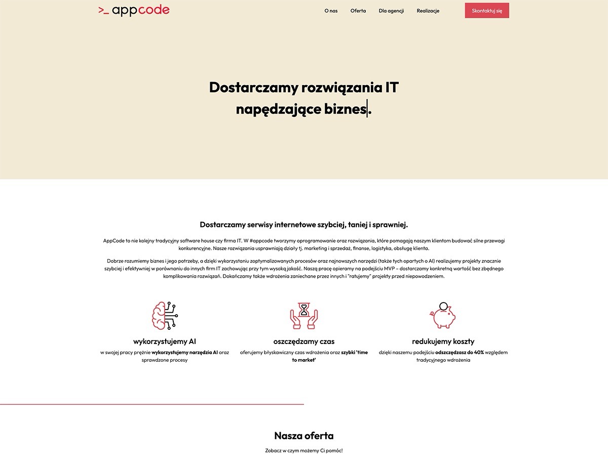 AppCode – software house e-commerce