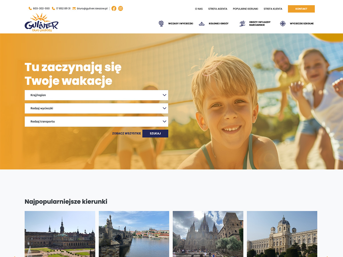Guliver – biuro podróży Rzeszów