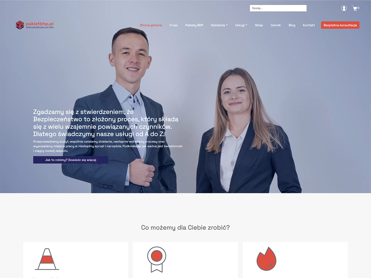 Pakiet BHP – kompleksowe usługi BHP i PPOŻ